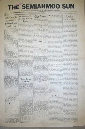 The Semiahmoo Sun, May 24, 1946 (Page 1)