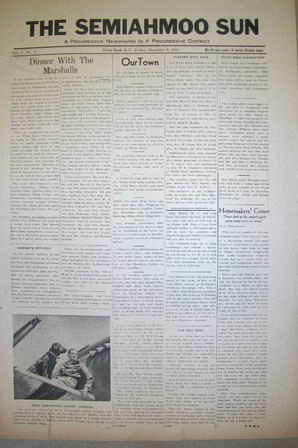 The Semiahmoo Sun, December 08, 1944 (Page 1)