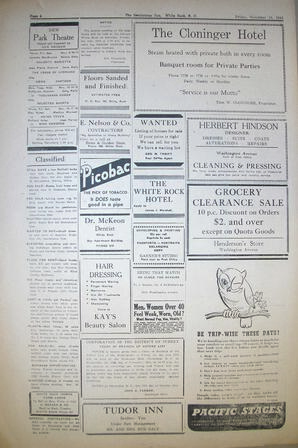 The Semiahmoo Sun, November 10, 1944 (Page 4)