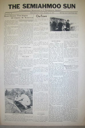 The Semiahmoo Sun, November 10, 1944 (Page 1)
