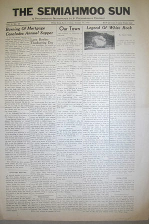 The Semiahmoo Sun, October 13, 1944 (Page 1)