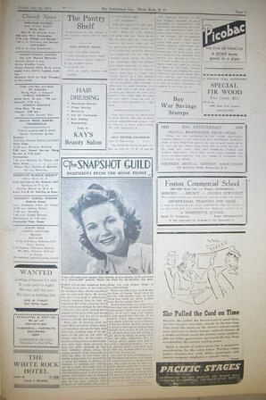 The Semiahmoo Sun, July 21, 1944 (Page 3)