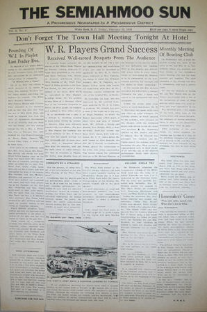 The Semiahmoo Sun, February 25, 1944 (Page 1)