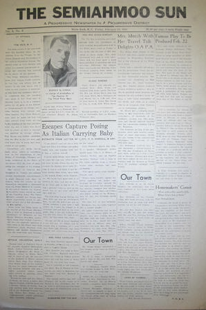 The Semiahmoo Sun, February 11, 1944 (Page 1)