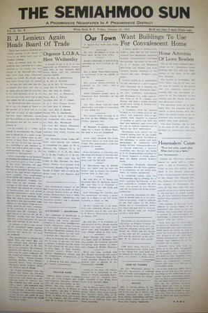 The Semiahmoo Sun, January 21, 1944 (Page 1)