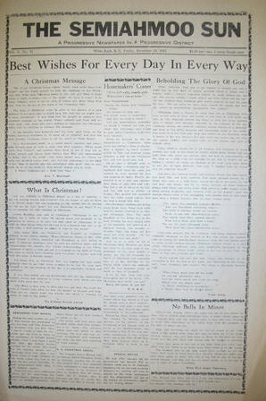 The Semiahmoo Sun, December 24, 1943 (Page 1)