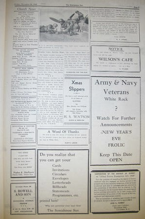 The Semiahmoo Sun, November 26, 1943 (Page 3)