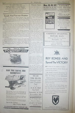 The Semiahmoo Sun, October 29, 1943 (Page 2)