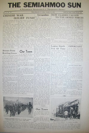 The Semiahmoo Sun, August 20, 1943 (Page 1)
