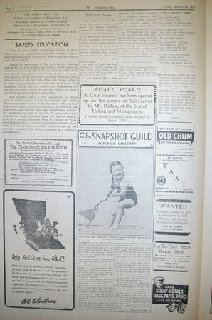 The Semiahmoo Sun, August 13, 1943 (Page 2)