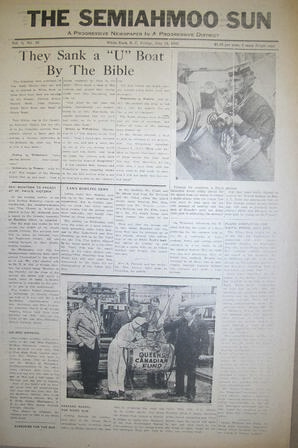 The Semiahmoo Sun, July 16, 1943 (Page 1)