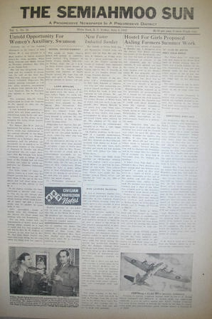The Semiahmoo Sun, June 04, 1943 (Page 1)