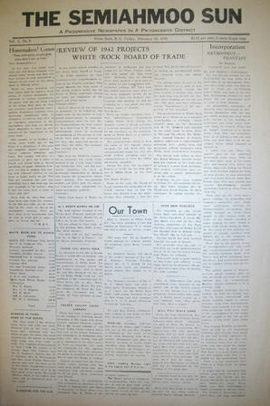 The Semiahmoo Sun, February 26, 1943 (Page 1)