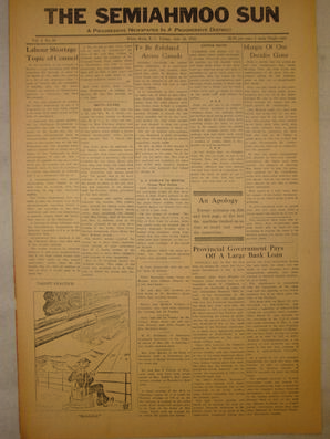 The Semiahmoo Sun, July 24, 1942 (Page 1)