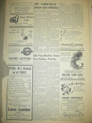 The Semiahmoo Sun and White Rock Weekly, December 31, 1957 (Page 6)