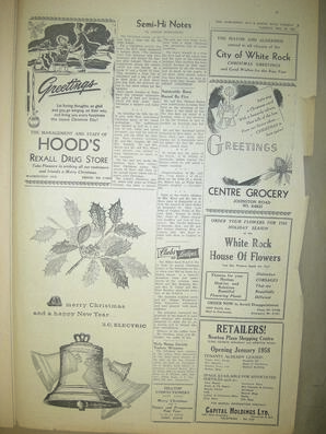 The Semiahmoo Sun and White Rock Weekly, December 24, 1957 (Page 7)