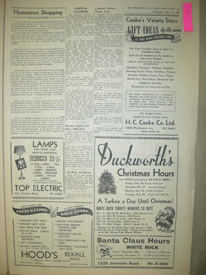 The Semiahmoo Sun and White Rock Weekly, December 19, 1957 (Page 9)