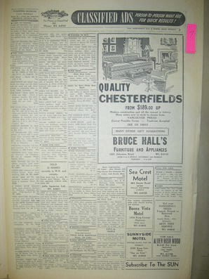 The Semiahmoo Sun and White Rock Weekly, December 19, 1957 (Page 7)