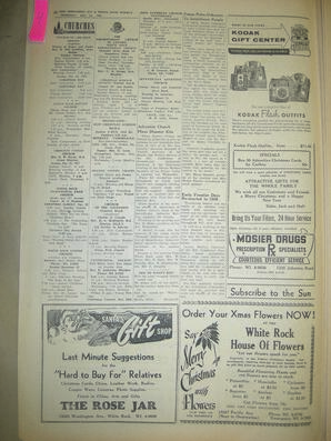 The Semiahmoo Sun and White Rock Weekly, December 19, 1957 (Page 4)