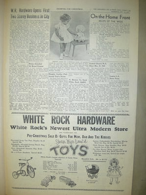 The Semiahmoo Sun and White Rock Weekly, December 12, 1957 (Page 13)