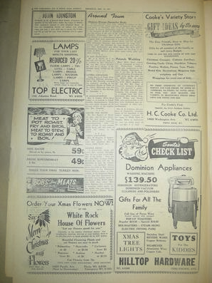 The Semiahmoo Sun and White Rock Weekly, December 12, 1957 (Page 4)
