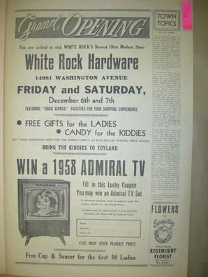 The Semiahmoo Sun and White Rock Weekly, December 05, 1957 (Page 11)