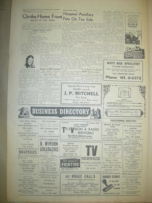 The Semiahmoo Sun and White Rock Weekly, December 05, 1957 (Page 10)