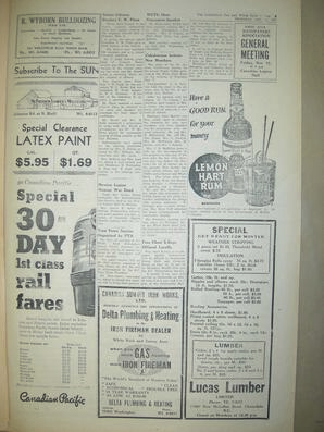 The Semiahmoo Sun and White Rock Weekly, November 14, 1957 (Page 9)
