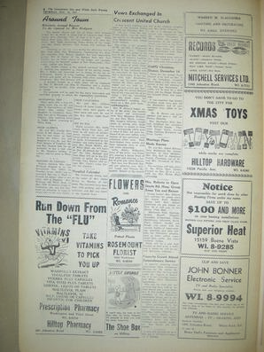 The Semiahmoo Sun and White Rock Weekly, November 14, 1957 (Page 4)