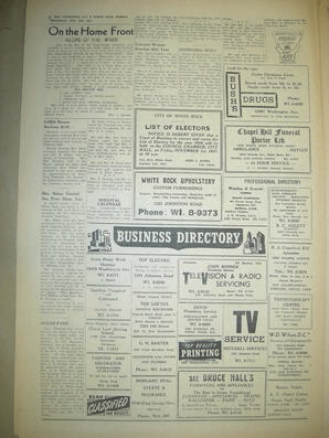 The Semiahmoo Sun and White Rock Weekly, October 24, 1957 (Page 6)