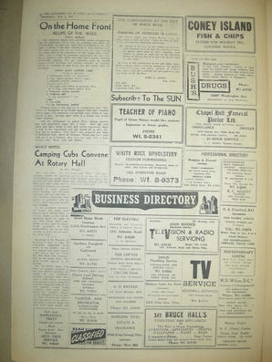 The Semiahmoo Sun and White Rock Weekly, October 03, 1957 (Page 6)