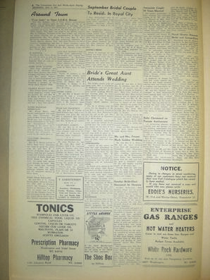 The Semiahmoo Sun and White Rock Weekly, October 03, 1957 (Page 4)