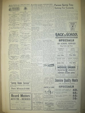 The Semiahmoo Sun and White Rock Weekly, August 22, 1957 (Page 10)
