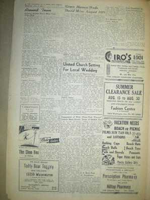 The Semiahmoo Sun and White Rock Weekly, August 15, 1957 (Page 8)