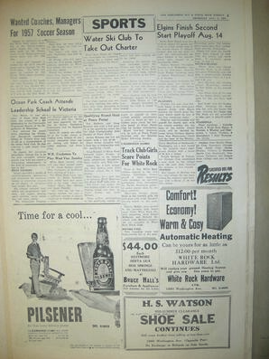 The Semiahmoo Sun and White Rock Weekly, August 08, 1957 (Page 5)