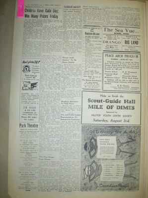 The Semiahmoo Sun and White Rock Weekly, August 01, 1957 (Page 2)
