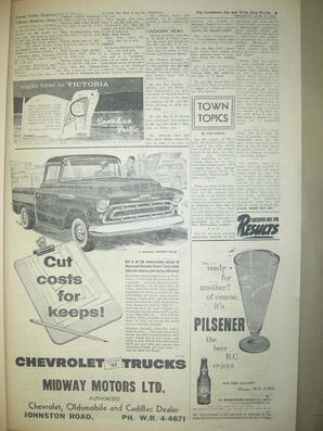 The Semiahmoo Sun and White Rock Weekly, June 27, 1957 (Page 9)