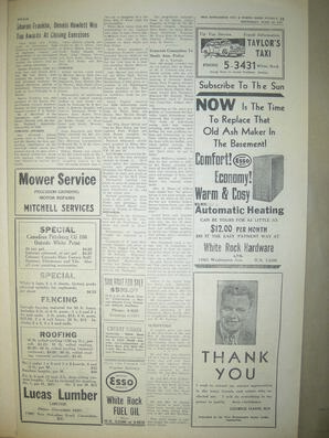 The Semiahmoo Sun and White Rock Weekly, June 13, 1957 (Page 11)