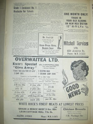 The Semiahmoo Sun and White Rock Weekly, June 13, 1957 (Page 8)