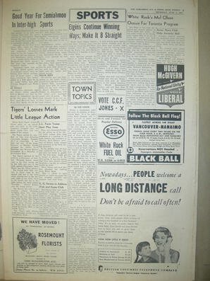 The Semiahmoo Sun and White Rock Weekly, June 06, 1957 (Page 5)