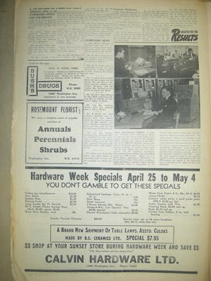 The Semiahmoo Sun and White Rock Weekly, April 25, 1957 (Page 8)