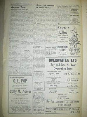 The Semiahmoo Sun and White Rock Weekly, April 11, 1957 (Page 6)
