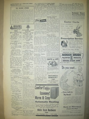 The Semiahmoo Sun and White Rock Weekly, March 21, 1957 (Page 12)