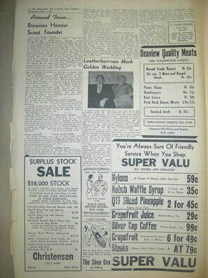 The Semiahmoo Sun and White Rock Weekly, February 28, 1957 (Page 6)