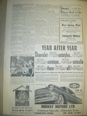 The Semiahmoo Sun and White Rock Weekly, February 28, 1957 (Page 4)