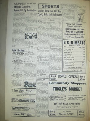 The Semiahmoo Sun and White Rock Weekly, February 28, 1957 (Page 2)