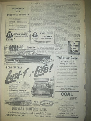 The Semiahmoo Sun and White Rock Weekly, January 17, 1957 (Page 5)