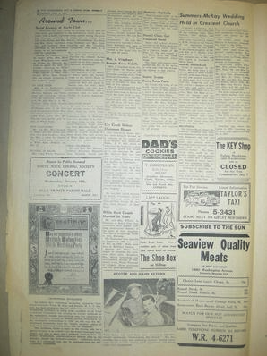 The Semiahmoo Sun and White Rock Weekly, January 03, 1957 (Page 4)
