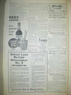 The Semiahmoo Sun and White Rock Weekly, December 06, 1956 (Page 4)