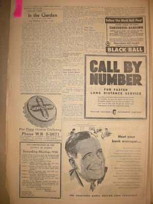 The Semiahmoo Sun and White Rock Weekly, November 15, 1956 (Page 8)